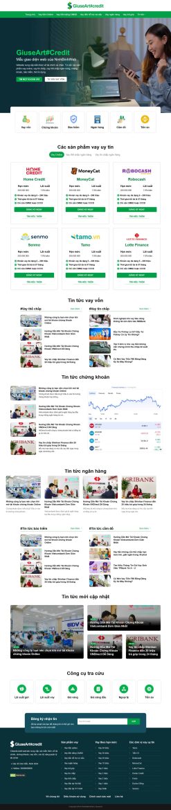 Theme wordpress tài chính giá rẻ
