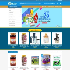 Theme WordPress bán tạp hóa 03 giá rẻ