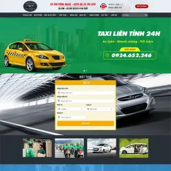 Theme WordPress Taxi 4 có tính phí tự động chuẩn đẹp giá rẻ