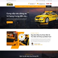 Theme WordPress dịch vụ thuê xe taxi 06 giá rẻ