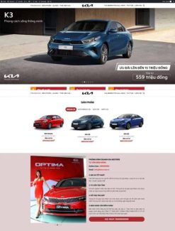 Theme WordPress hảng xe kia chuẩn đẹp giá rẻ