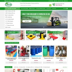 Theme WordPress thiết bị vận chuyển nâng hạ hàng giá rẻ