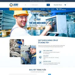 Theme WordPress thiết bị điện nước giá rẻ