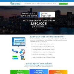 Theme WordPress công ty thiết kế Website 02 giá rẻ