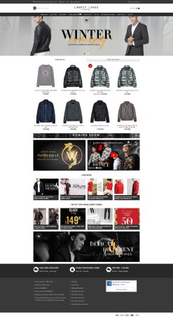 Theme wordpress thời trang nam 1 giá rẻ