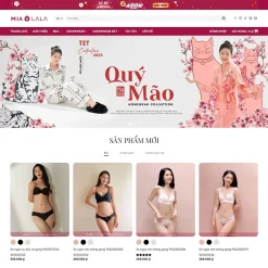 Theme WordPress thời trang nội y 02 giá rẻ