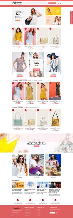 Theme wordpress shop quần áo thời trang 21 giá rẻ
