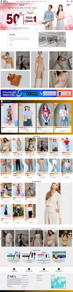 Theme WordPress Thời Trang Quần Áo 33 giá rẻ