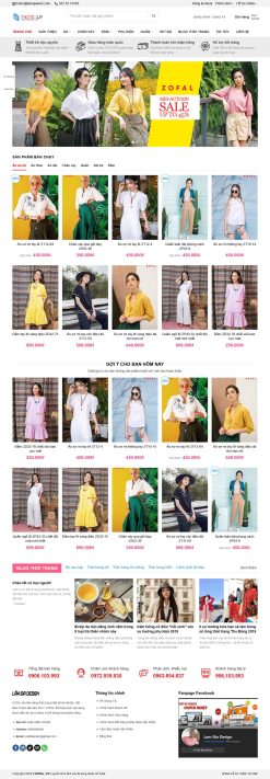 Theme wordpress thời trang 7 giá rẻ
