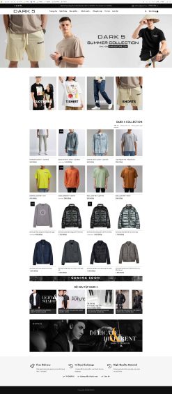 Theme WordPress Bán Quần Áo Thun giá rẻ