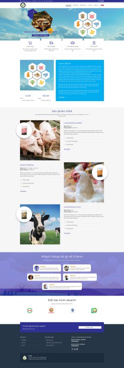 Theme wordpress bán thức ăn chăn nuôi giá rẻ