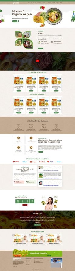 Theme wordpress thực phẩm chức năng rau củ giá rẻ