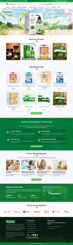 Theme wordpress bán hàng thực phẩm chức năng 15 giá rẻ