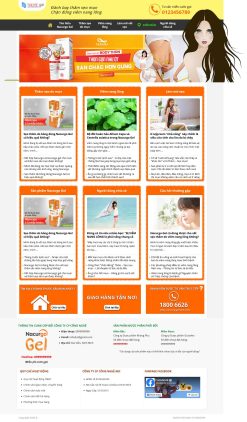 Theme wordpress bán hàng thực phẩm chức năng 20 giá rẻ