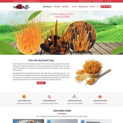 Theme WordPress đông trùng hạ thảo giá rẻ