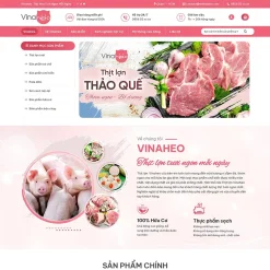 Theme WordPress thực phẩm sạch 30 giá rẻ