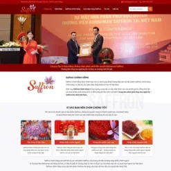 Theme wordpress shop bán Nhụy hoa nghệ tây giá rẻ