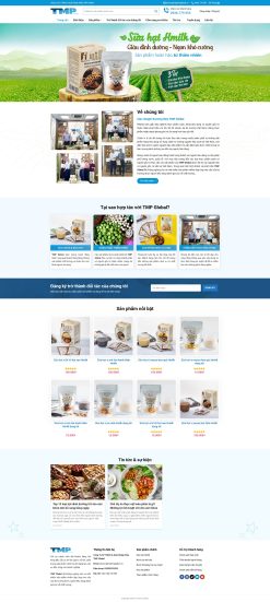 Theme wordpress thực phẩm sữa ngủ cóc giá rẻ