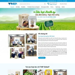 Theme WordPress thực phẩm sạch 02 giá rẻ