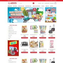 Theme WordPress bán đồ thú cưng giá rẻ
