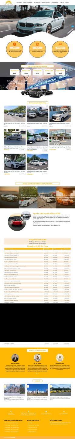Theme WordPress cho thuê xe 6 giá rẻ