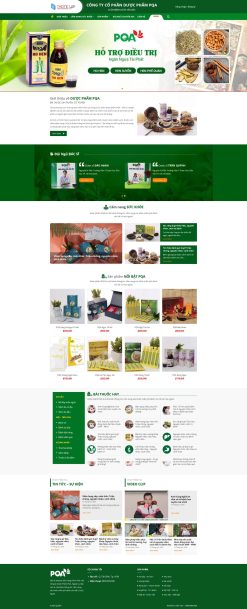 Theme wordpress bán thuốc nam giá rẻ