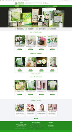Theme WordPress bán dược phẩm, thuốc nam 02 giá rẻ