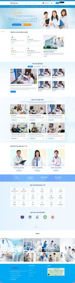 Theme wordpress phòng khám tiêm chủng giá rẻ