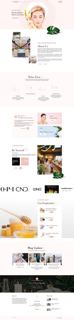 Theme WordPress Tiệm Nail đẹp giá rẻ