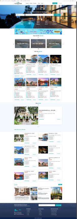 Theme wordpress danh bạ villa khách sạn biệt thự giá rẻ
