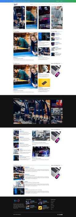 Theme wordpress tin tức công nghệ giá rẻ