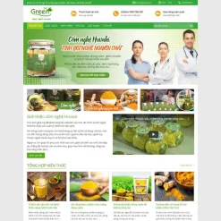 Theme WordPress bán sản phẩm tinh bột nghệ giá rẻ