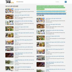 Theme wordpress toplist giá rẻ