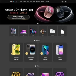 Theme WordPress bán điện thoại, phụ kiện giống TopZone 02 giá rẻ