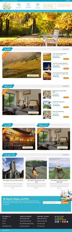 Theme wordpress tour du lịch giá rẻ