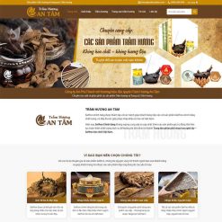 Theme WordPress bán Trầm Hương giá rẻ
