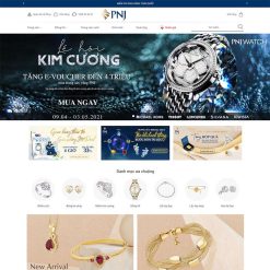 Theme wordpress bán vàng bạc trang sức giá rẻ