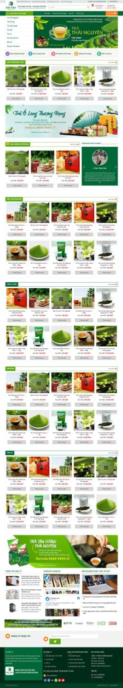 Theme wordpress trà xanh 4 giá rẻ