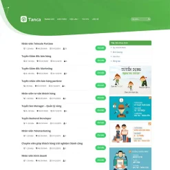 Theme WordPress tuyển dụng, việc làm 01 giá rẻ