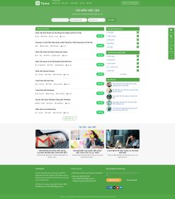 Theme wordpress tuyển dụng có chức năng member đăng tin giá rẻ