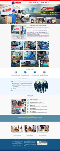 Theme wordpress dịch vụ vận tải chuyển nhà giá rẻ