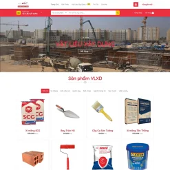 Theme WordPress bán vật liệu xây dựng giá rẻ