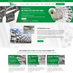 Theme WordPress vật liệu trang trí xây dựng giá rẻ