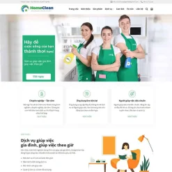 Theme WordPress dịch vụ vệ sinh, dọn dẹp nhà cửa 03 giá rẻ