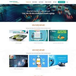 Theme WordPress giới thiệu công ty dịch vụ viễn thông, internet giá rẻ