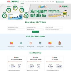 Theme WordPress vay vốn, tài chính 02 giá rẻ