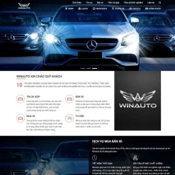 Theme WordPress Showroom mua bán ô tô cũ giá rẻ