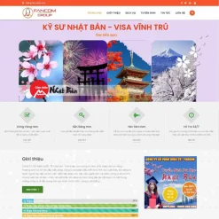 Theme WordPress công ty xuất khẩu lao động 01 giá rẻ
