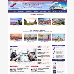Theme WordPress xuất khẩu lao động 07 giá rẻ