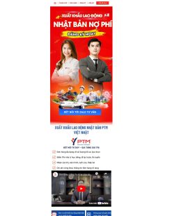 Theme wordpress ladingpape xuất khẩu lao động giá rẻ